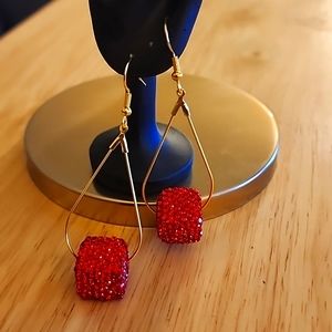 Handmade Sparkly Dangle earrings